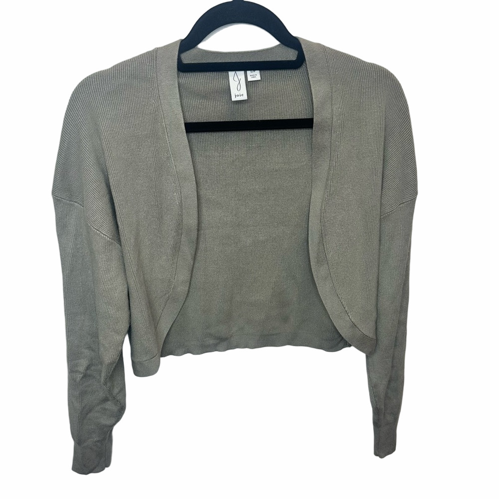 Joie Olive Green Open Cardigan Size Small